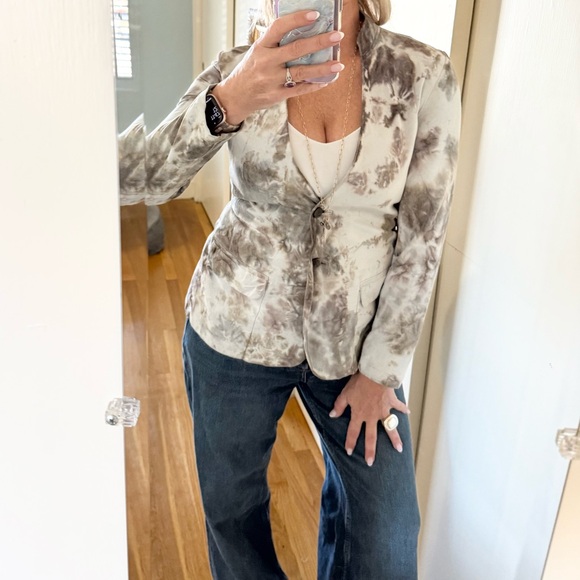 Giorgio Brato Tie Dye Leather Jacket - Picture 5 of 16